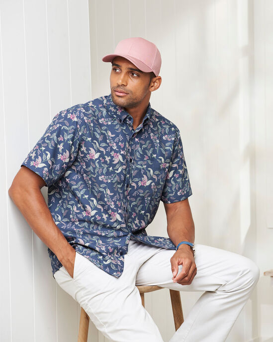 Short Sleeve Easy-Iron Print Shirt