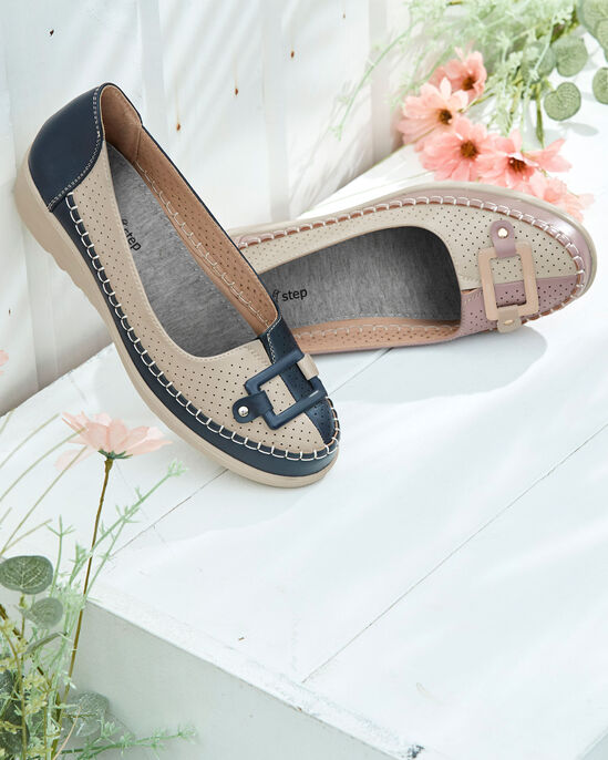 Soft Step Buckle Shoes