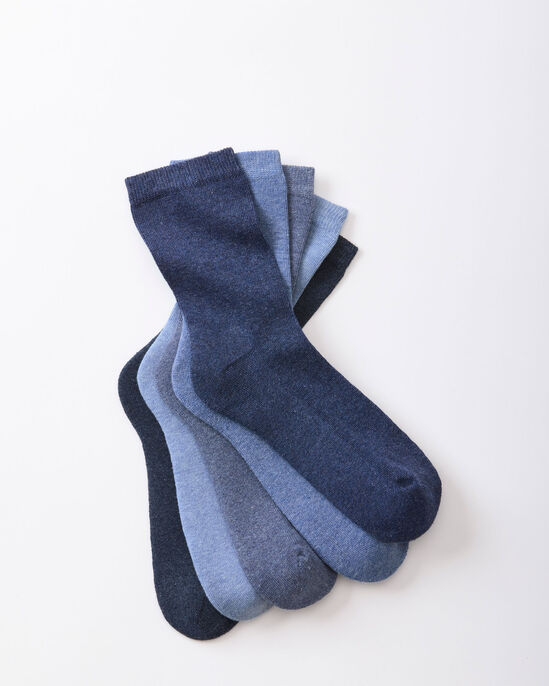 5 Pack Comfort Top Cushioned Sole Socks