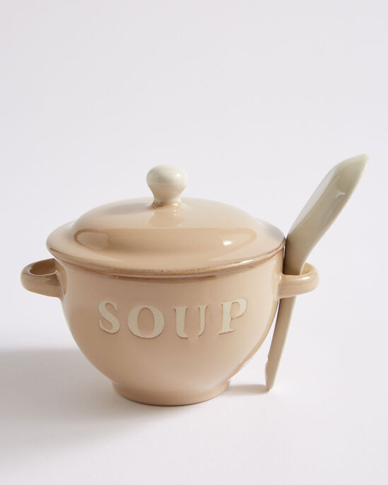 Soup Bowl and Spoon
