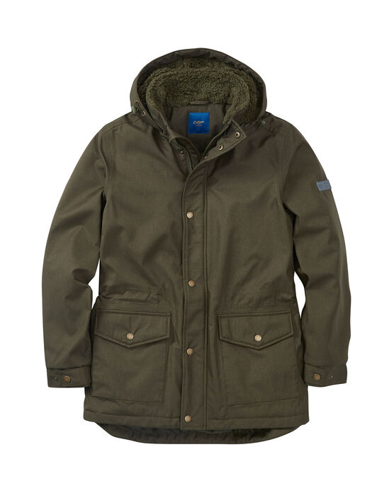 Fleece-Lined Waterproof Coat