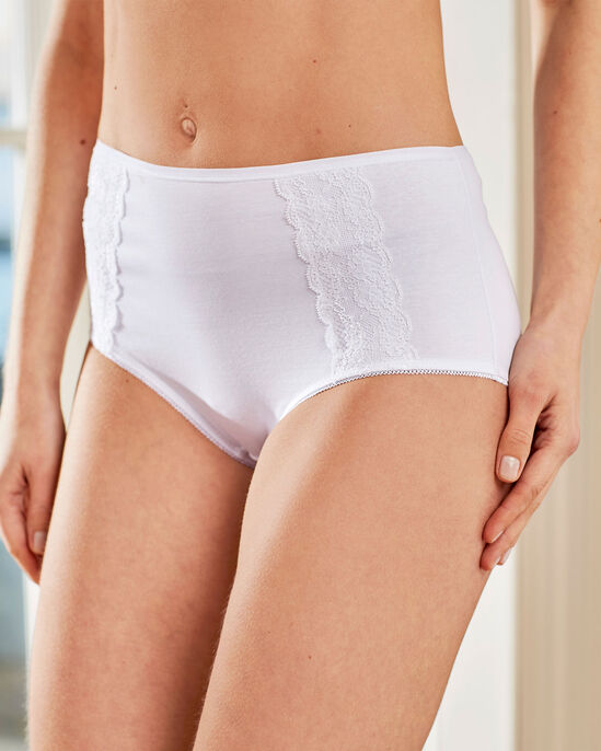 5 Pack Lace Overlay Full Brief