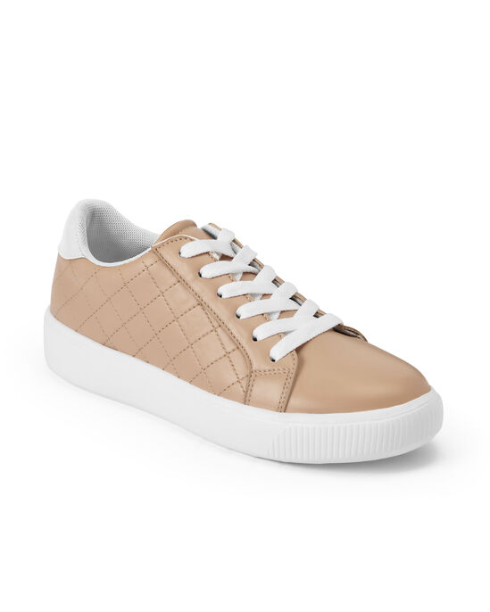 Quilted Lace-Up Trainers