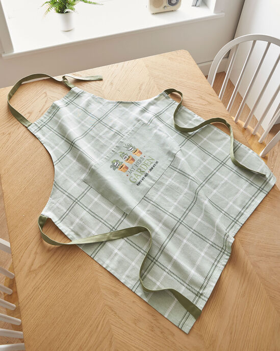2 Pack Herb Garden Apron and Double Oven Glove