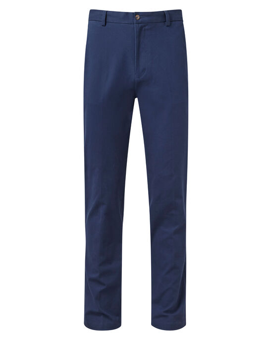 Flat Front 4-way Stretch Chino Trousers