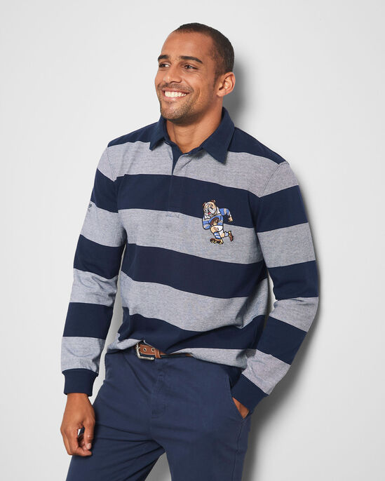 Hooped Stripe Rugby Shirt