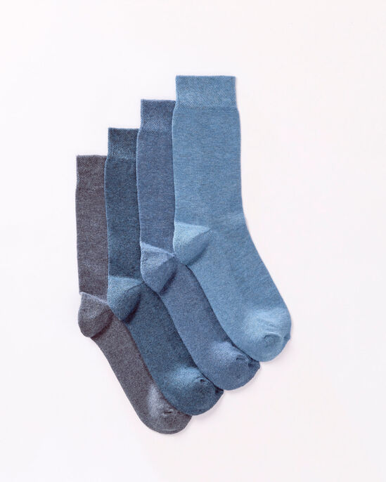 4 Pack Comfort Top Cushioned Sole Socks