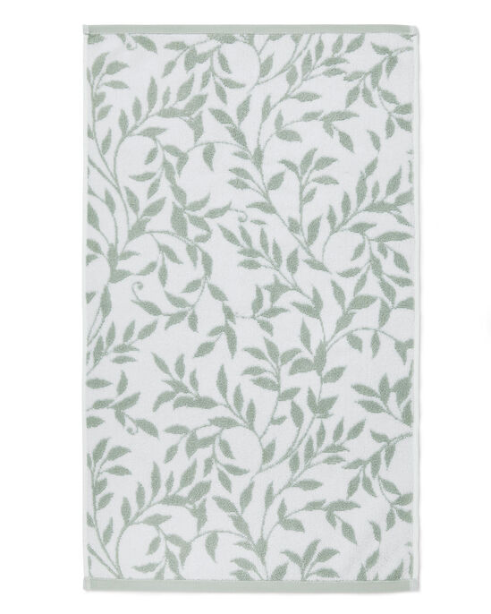 2 Pack Trailing Leaf Jacquard Hand Towel 