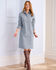 Cotton Cord Knee Length Dress
