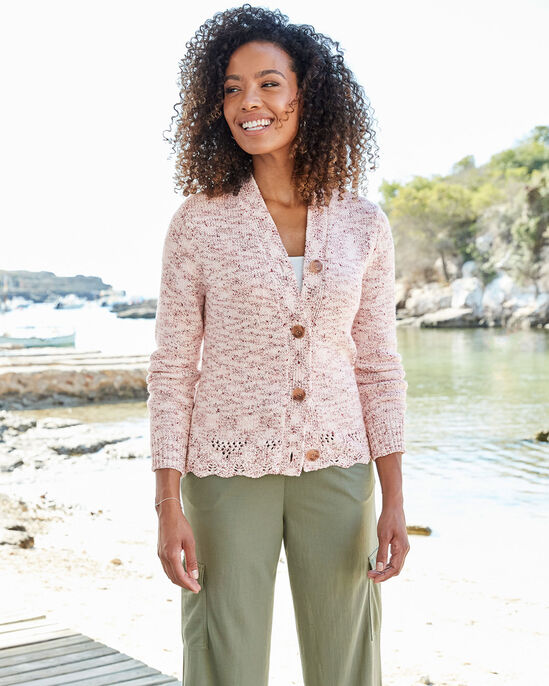 Crochet Hem Cardigan