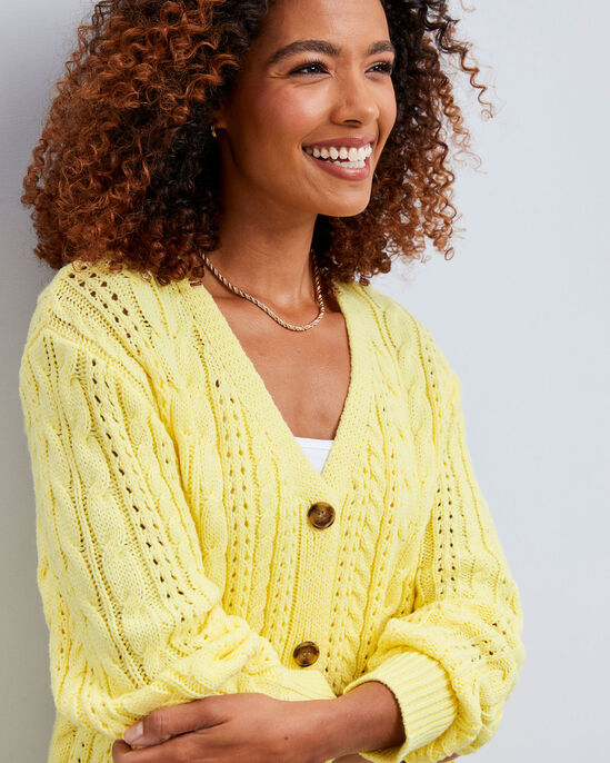 On-Point Pointelle Cardigan