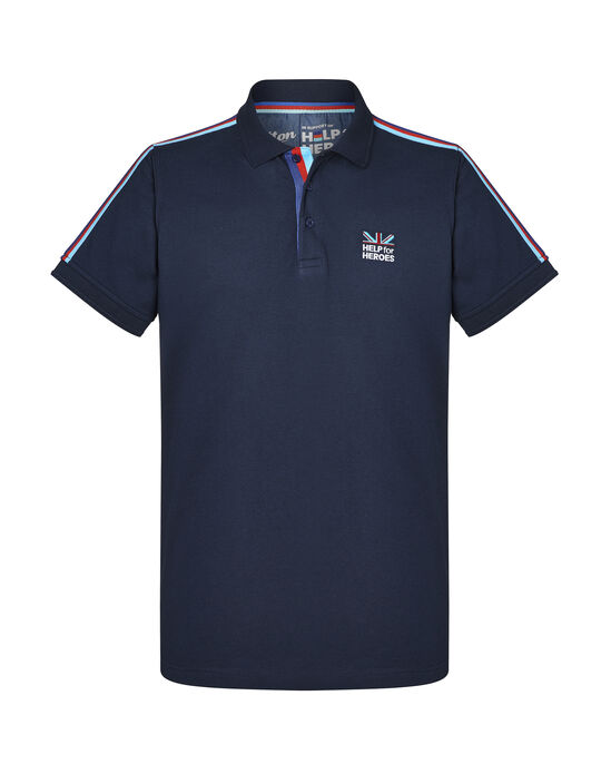 Help For Heroes Short Sleeve Tape Detail Polo Shirt