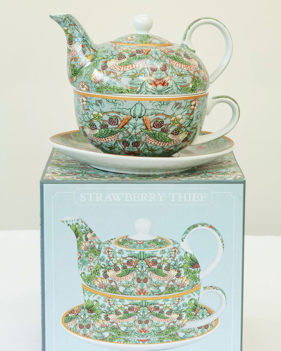 William Morris Strawberry Thief Tea For One