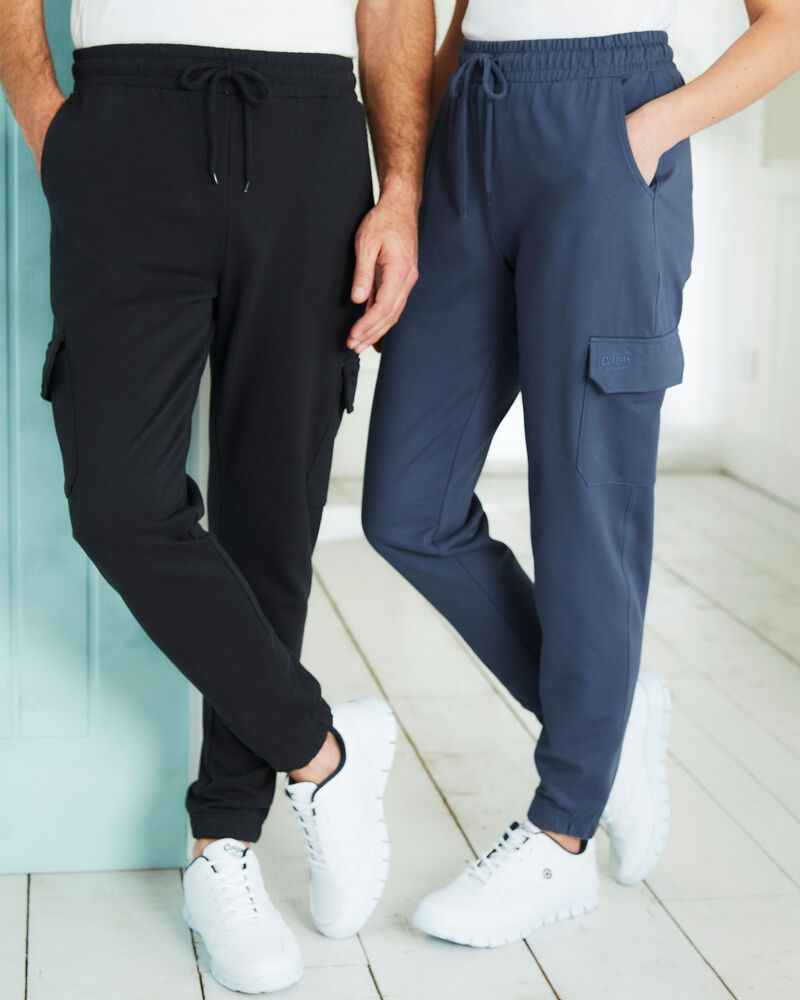 cotton traders straight hem jog pants