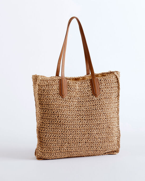 Straw Flower Shoulder Bag