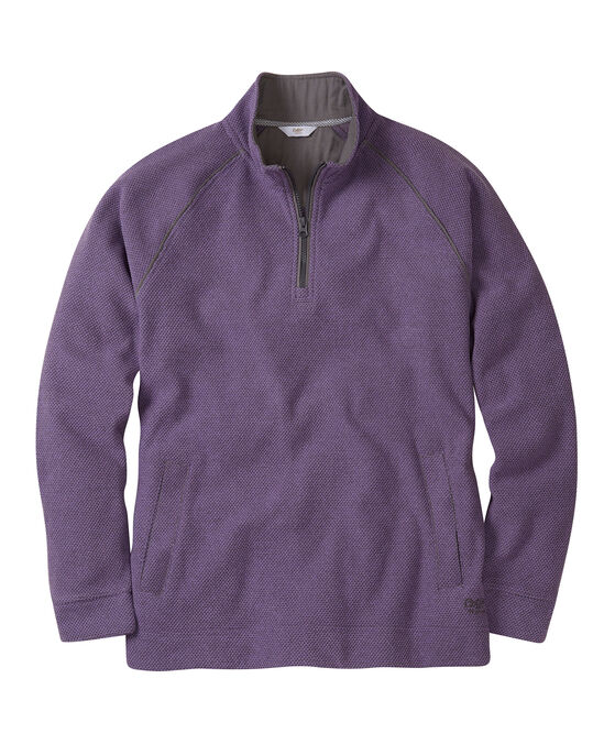 Tiverton Textured Half Zip Fleece Top