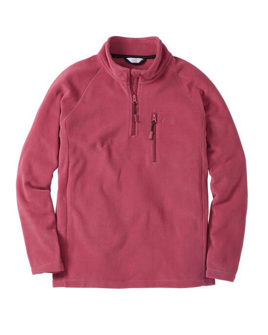 Recycled Microfleece Half Zip Top