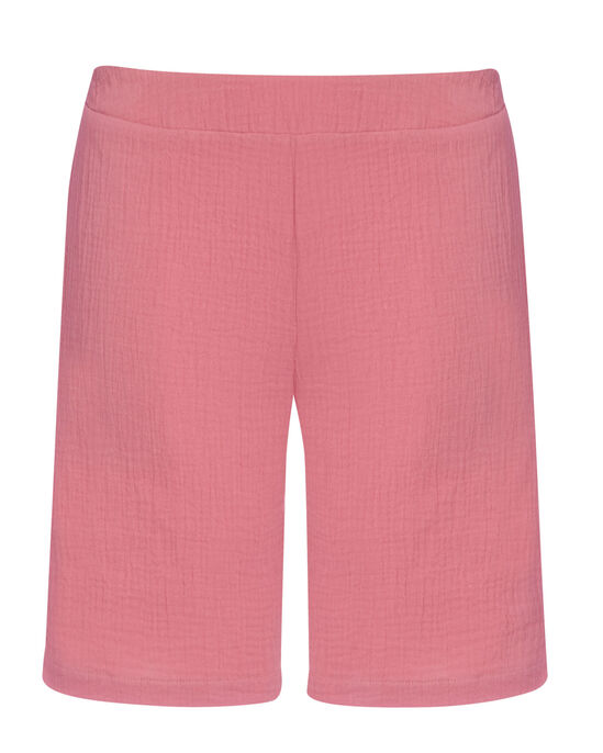 Pretty-In-Pink Cotton Lounge Shorts