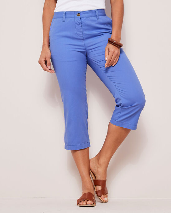 Everyday Straight-Leg Crop Trousers
