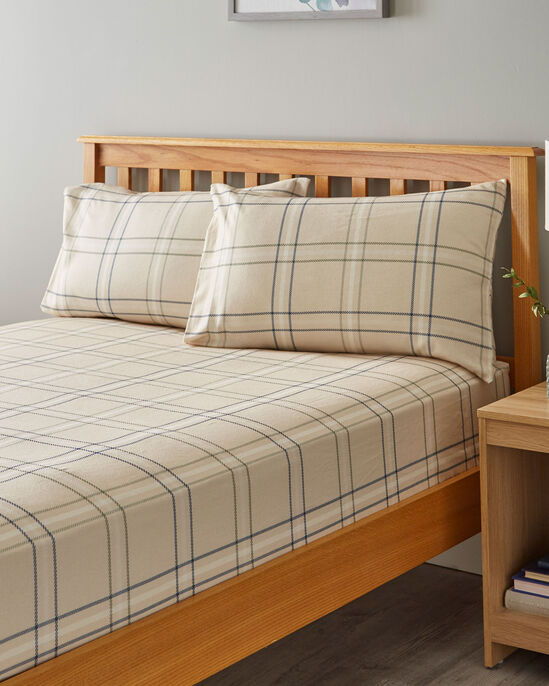 Highland Check Brushed Cotton Fitted Sheet Set