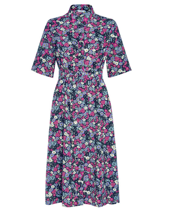 Showstopping Maxi Shirt Dress - Floral