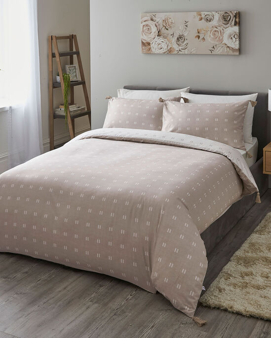 Double Tick Printed Duvet Set