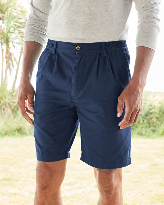 Pleat Front Comfort Shorts