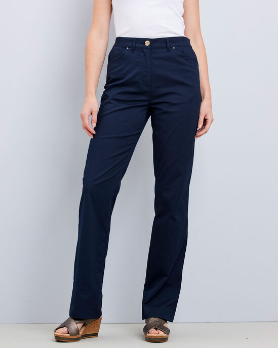 Classic Straight-Leg Chino Trousers