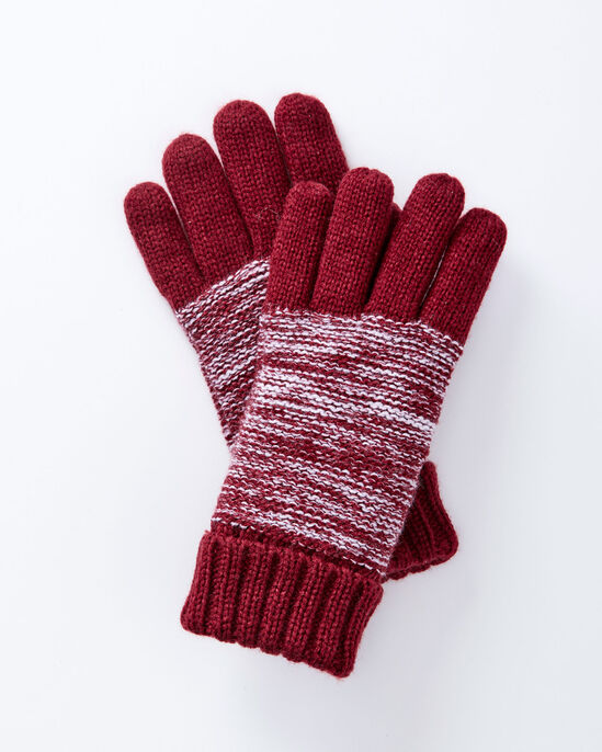 Fleece Lined Knitted Gloves