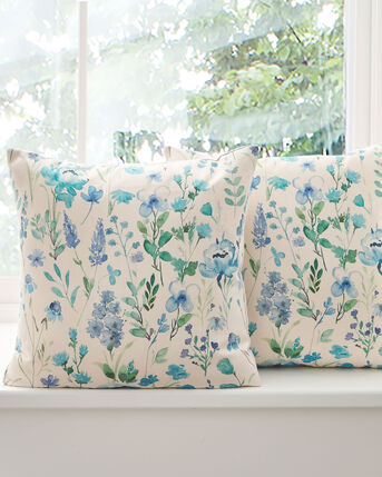 Pack of 2 Floral Printed Cushion