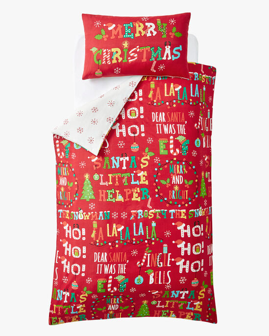 Santa's Little Helper Duvet Set