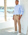 Flat Front Stretch Chino Trousers