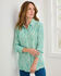 Print Long Sleeve Blouse