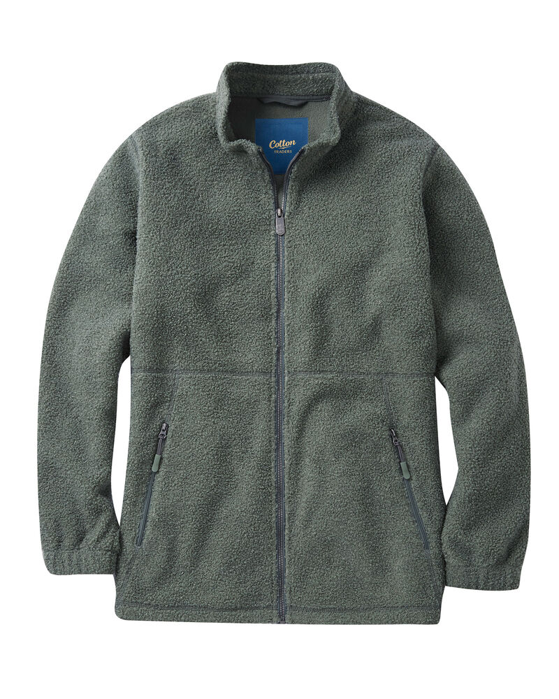 Bonded Sherpa Fleece Jacket at Cotton Traders