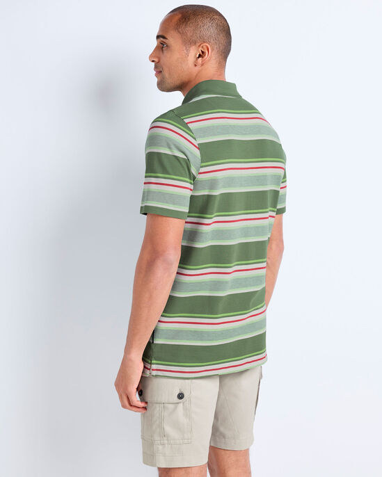 Guinness™ Short Sleeve Birdseye Stripe Polo Shirt