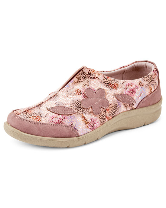 Flexisole Slip-on Floral Print Shoes