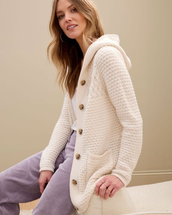 Longline Hooded Cardigan