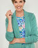 Textured Jersey Unlined Blazer