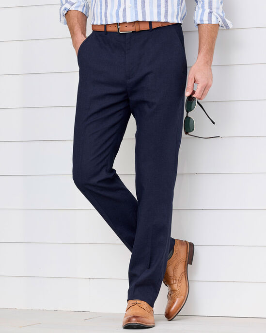 Premium Linen-Blend Trousers