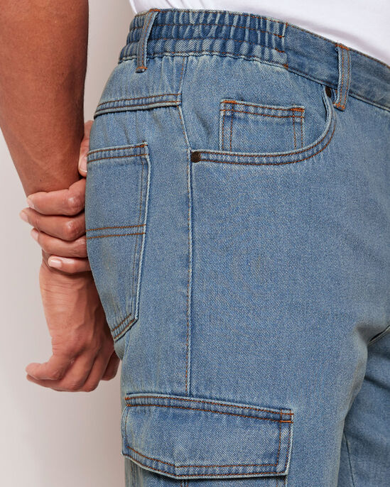 Denim Cargo Jeans