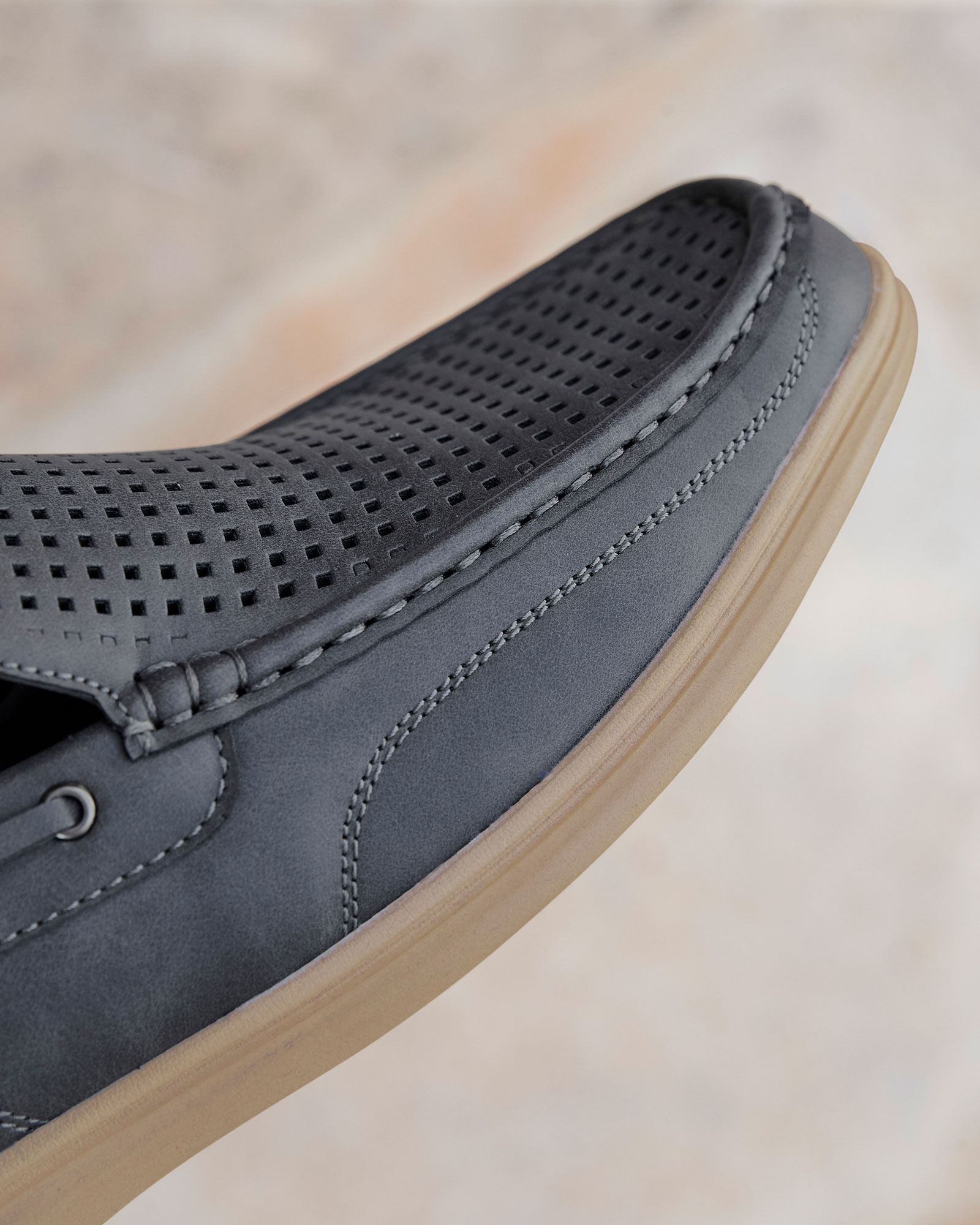 Slip On Boat Shoes Grey at Cotton Traders