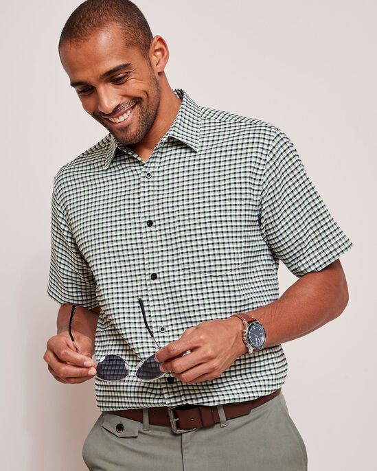 Signature Short Sleeve Soft Touch Gingham Check Shirt