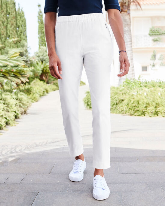 Alderley Ankle-Length Stretch Pull-On Trousers