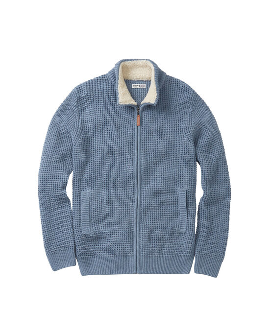 Sherpa Trim Cardigan