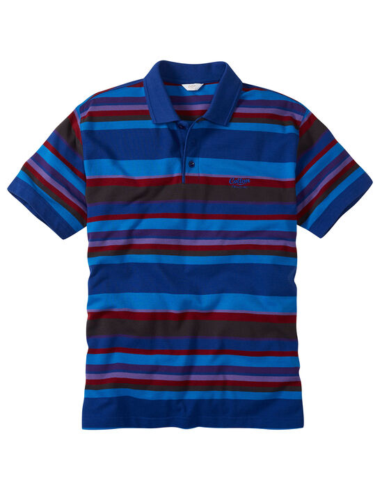 Limited Edition Short Sleeve Stripe Polo Shirt