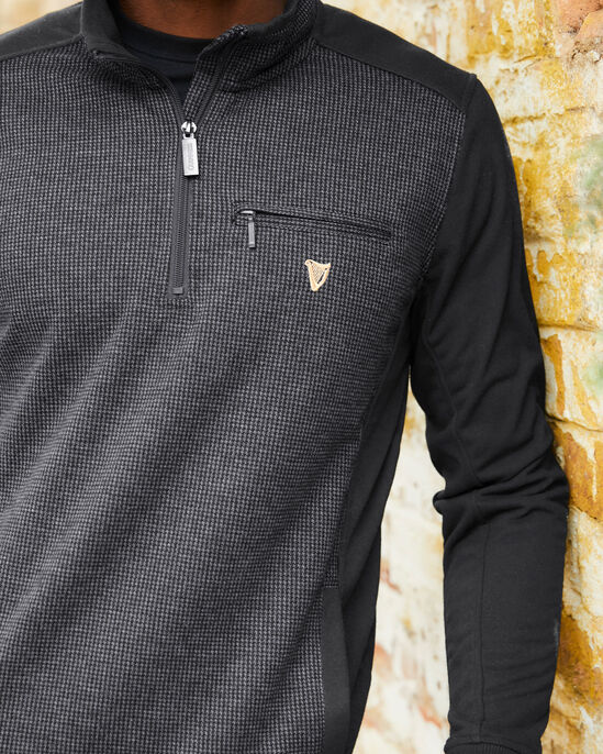 Guinness™ Panelled Half Zip Top