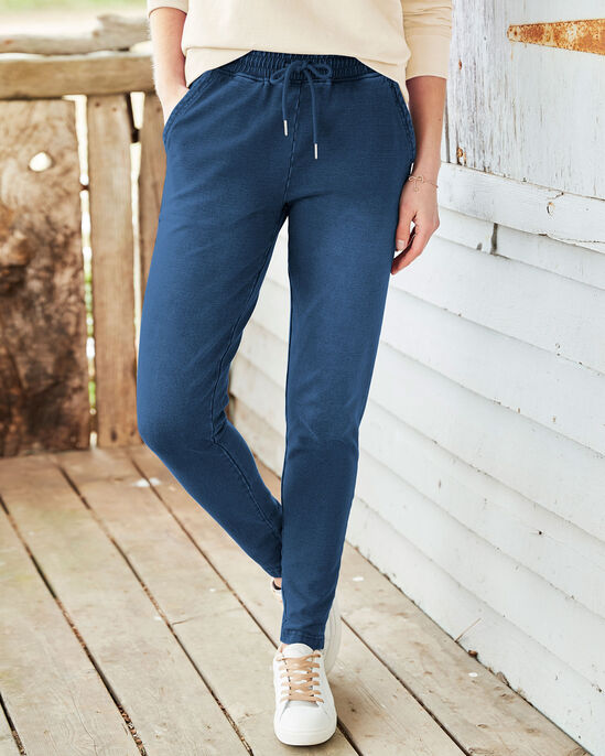 Relaxed Jersey Denim Jogger