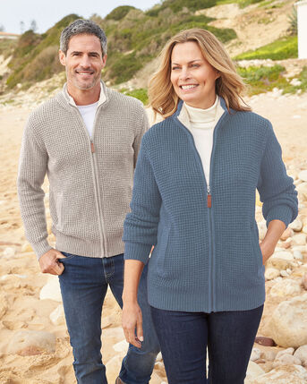 Sherpa Trim Cardigan