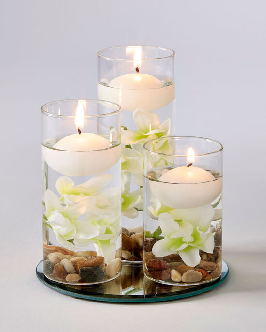 Set of 3 Floating Candles