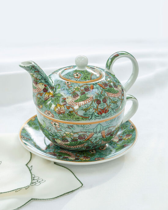 William Morris Strawberry Thief Tea For One